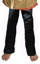 Костюмы для мальчиков - Атласные черные брюки