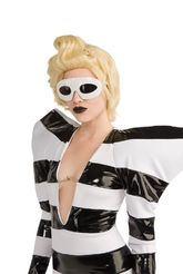 Знаменитости - Белые очки Леди Гага