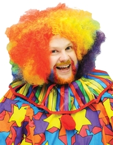 День смеха - Большой парик клоуна