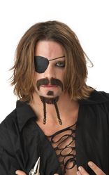 Пираты и разбойники - Бородка и усы мачо-пирата