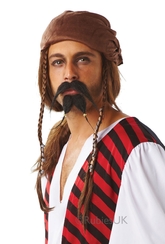 Пиратские костюмы - Бородка усы пирата