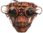 Зомби и Призраки - Бронзовая маска Скелета Стимпанк
