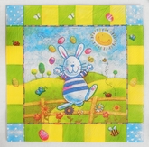 Зайчики и кролики - Бумажные салфетки Пасхальный заяц 20 шт