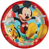 Мультфильмы и сказки - Бумажные тарелки Игривый Микки Маус 8 шт