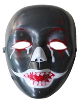 Карнавальные маски - Черная маска клоуна