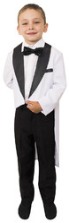 Ретро-костюмы 20-х годов - Черно-белый детский фрак