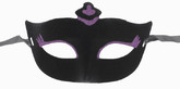 Карнавальные маски - Черно-розовая маска Леди