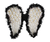 Крылья для костюма - Черные ангельские