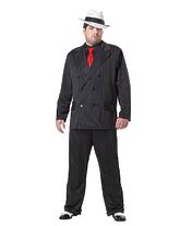 Костюмы для мальчиков - Черный костюм босса мафии PLUS