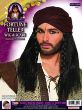 День подражания пиратам - Черный парик с тюрбаном