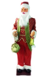 Новогодние костюмы - Декорация Санта Клаус 1,9 м