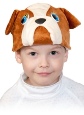 Животные - Детская маска Бульдога