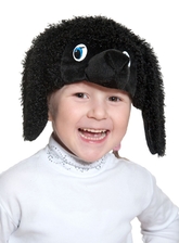 Собаки - Детская маска Черного Пуделя