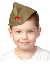 Военные - Детская пилотка со звездой