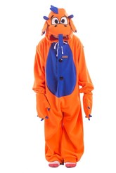 Детские костюмы - Детская пижама-кигуруми Оранжевый Дракон