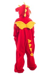Животные и зверушки - Детская пижама-кигуруми Рубиновый дракон