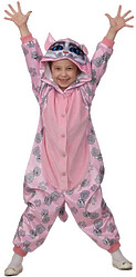 Детские костюмы - Детская пижама Кошечка розовая