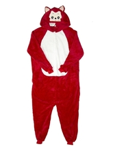 Костюмы для девочек - Детская пижама Красный котик