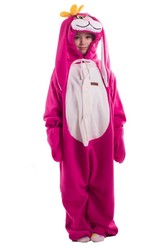 Кигуруми - Детская пижама Розовый заяц