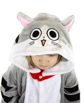 Кигуруми - Детская пижама Серый Кот