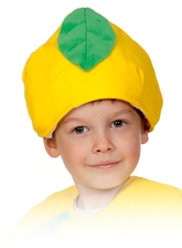 Овощи и фрукты - Детская шапка Лимон