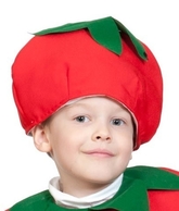 Фрукты и ягоды - Детская шапка Помидора
