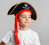 Пиратские костюмы - Детская шляпа морского разбойника