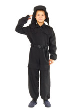 Профессии - Детский черный костюм танкиста