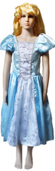 Снежинки - Детский голубой костюм принцессы