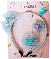 Принцессы и принцы - Детский голубой набор принцессы