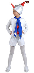 Праздничные костюмы - Детский карнавальный костюм снеговик в шортах