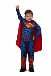 Супергерои - Детский карнавальный костюм Супермэн с мускулами