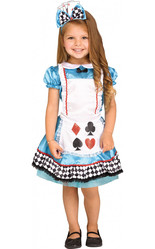 Алиса в Стране чудес - Детский костюм Алисы с бантиком