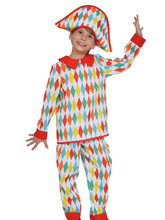 Клоуны - Детский костюм Арлекино