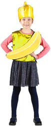 Овощи и фрукты - Детский костюм Банана