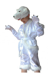 Животные и зверушки - Детский костюм белого медвежонка