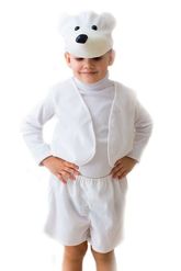 Животные и зверушки - Детский костюм Белого мишки