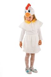 Животные и зверушки - Детский костюм белой курочки