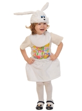 Животные и зверушки - Детский костюм Белой Зайчишки