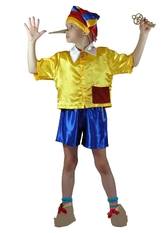 Мультфильмы и сказки - Детский костюм Буратино с ключиком