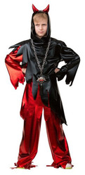 Страшные - Детский костюм черно-красного Дьявола
