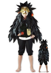 Животные - Детский костюм черного ежика