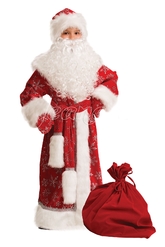 Дед Мороз - Детский костюм Дед Мороз Велюровый