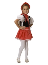 Красная шапочка - Детский костюм Девочки Красной Шапочки