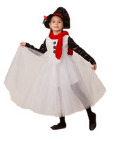 Костюмы на Новый год - Детский костюм девочки Снеговичка