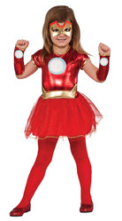 Супергерои и спасатели - Детский костюм девочки Железного человека