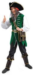 Праздничные костюмы - Детский костюм Джека Воробья пирата