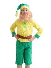 Мультфильмы и сказки - Детский костюм Гнома с пуговицами