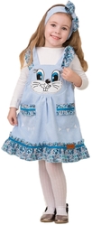 Животные и зверушки - Детский костюм Голубой зайки