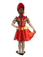 Русские народные костюмы - Детский костюм хохломской сувенир